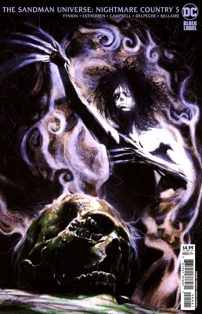 The Sandman Universe: Nightmare Country #5 (Cover B Aaron Campbell Card Stock Variant)