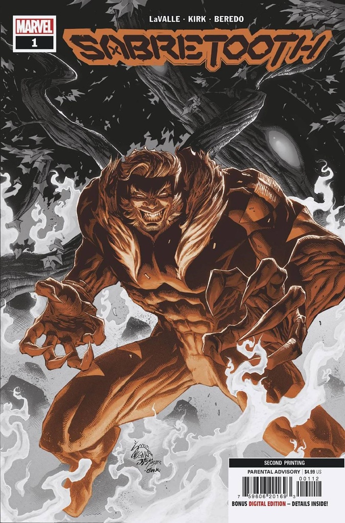 Sabretooth #1 of 5 (2nd Printing Ryan Stegman Variant)