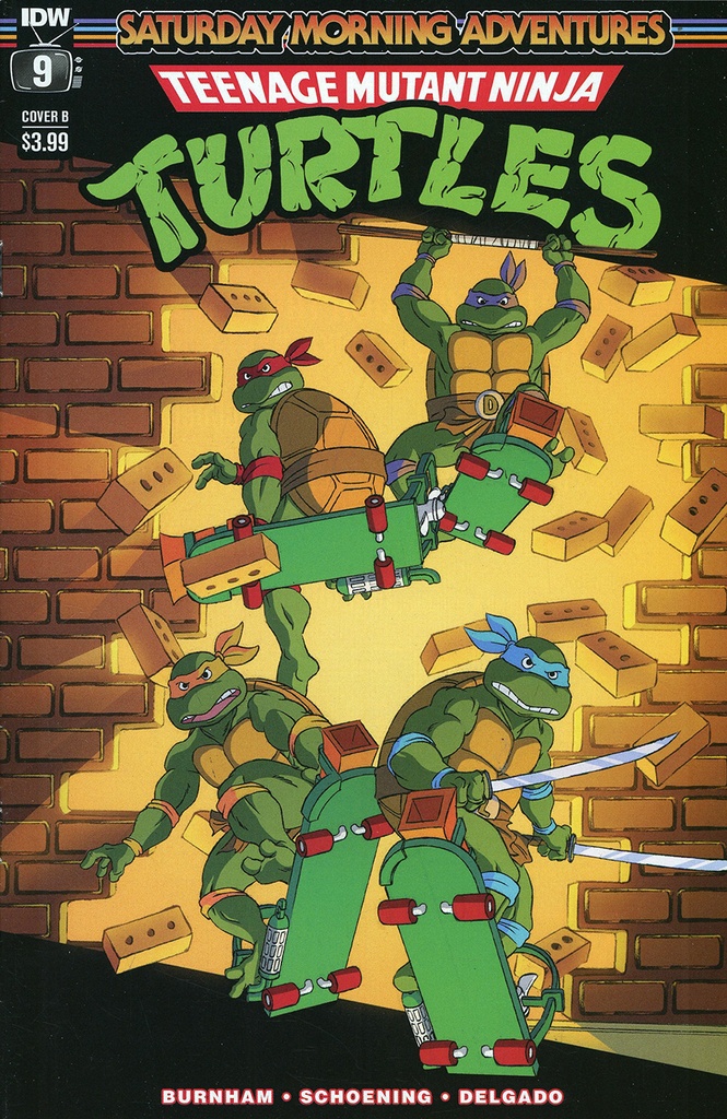 TMNT: Saturday Morning Adventures Cont. #9 (Cover B Dan Schoening)