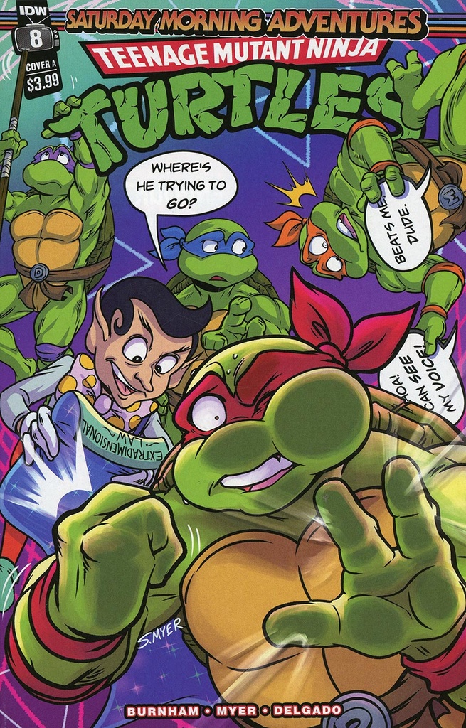 TMNT: Saturday Morning Adventures Cont. #8 (Cover A Sarah Myer)