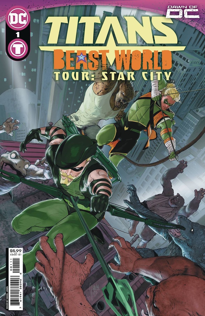 Titans: Beast World Tour - Star City #1 (Cover A Mikel Janin)