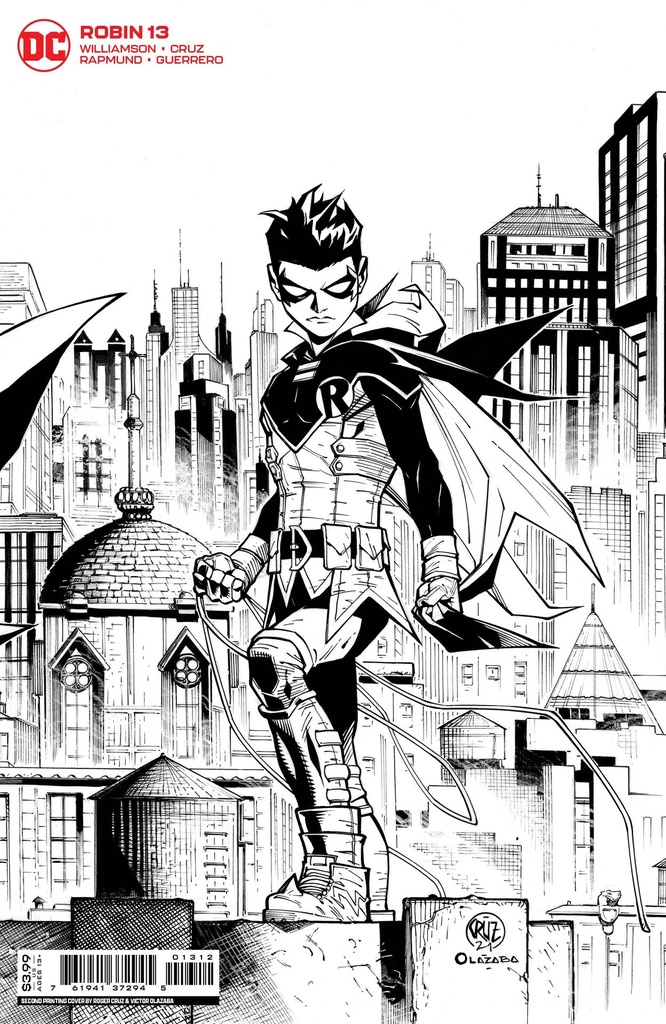 Robin #13 (2nd Printing B&W Variant)