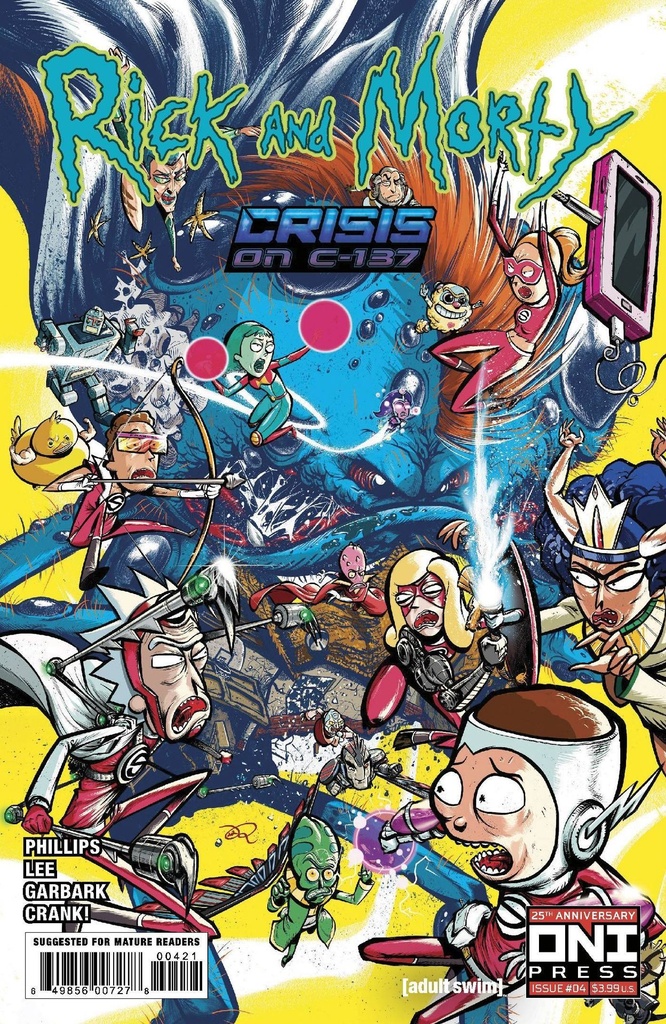 Rick and Morty: Crisis on C-137 #4 (Cover A Ryan Lee)