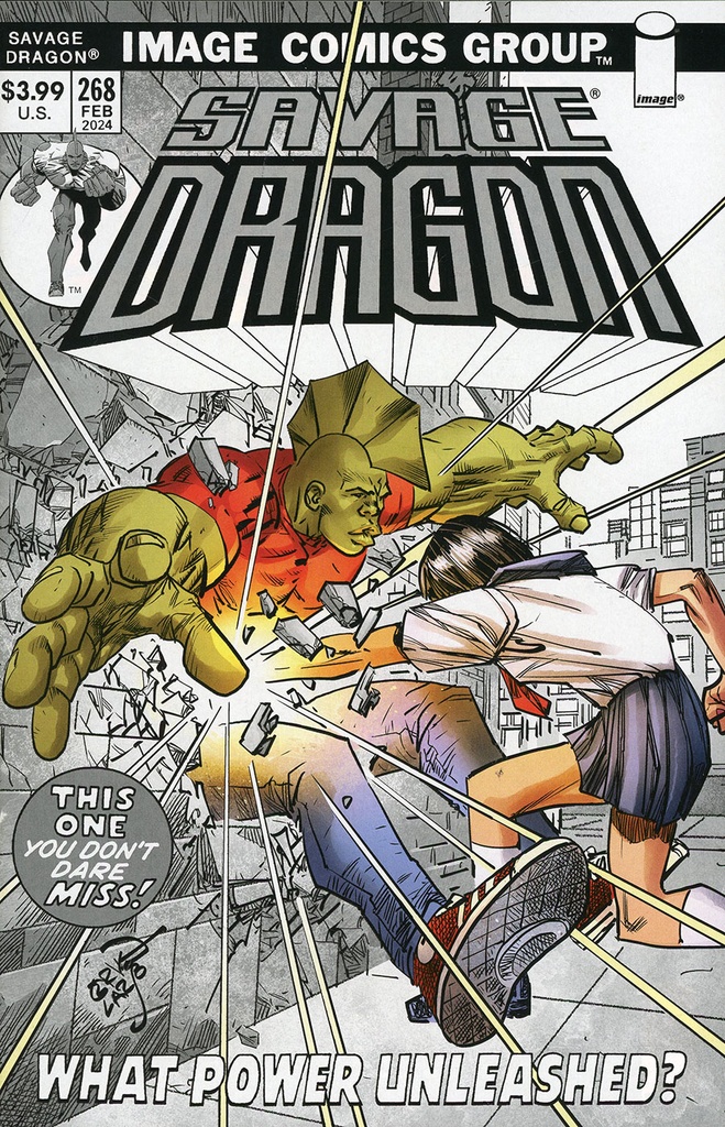 Savage Dragon #268 (Cover B Erik Larsen Retro 70s Trade Dress Variant)