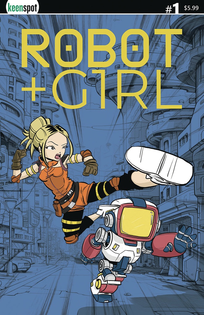 Robot + Girl #1 (Cover C Mike White)