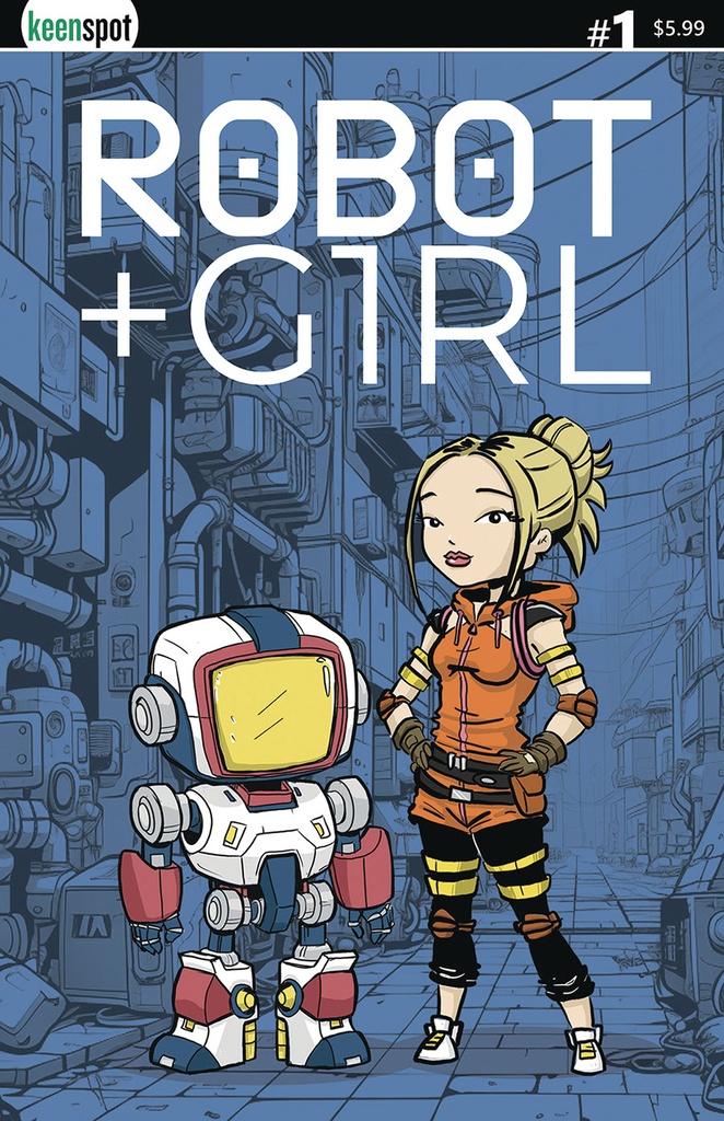 Robot + Girl #1 (Cover A Mike White)