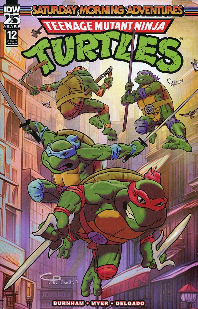 TMNT: Saturday Morning Adventures Cont. #12 (Cover B CP Smith)