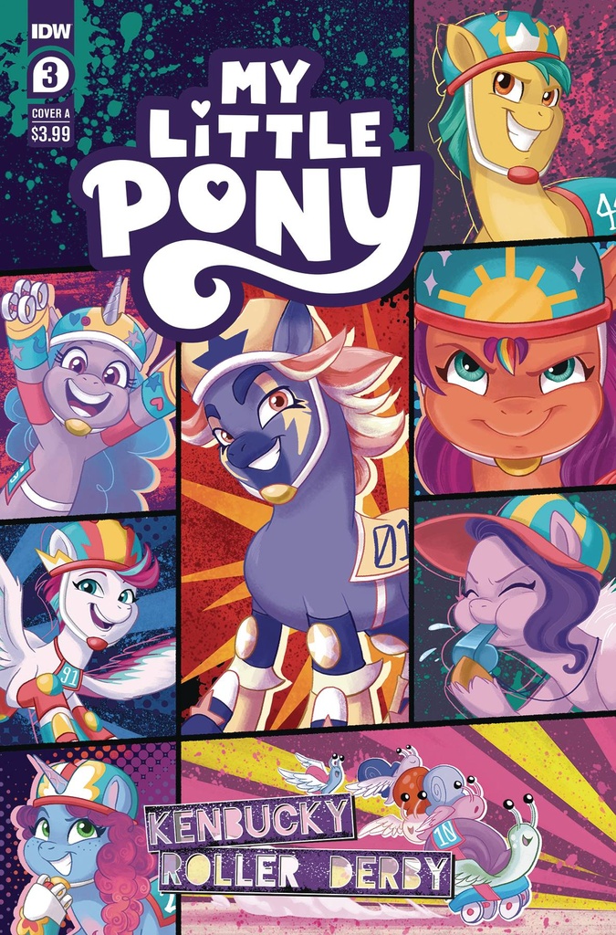 My Little Pony: Kenbucky Roller Derby #3 (Cover A Brianna Garcia)
