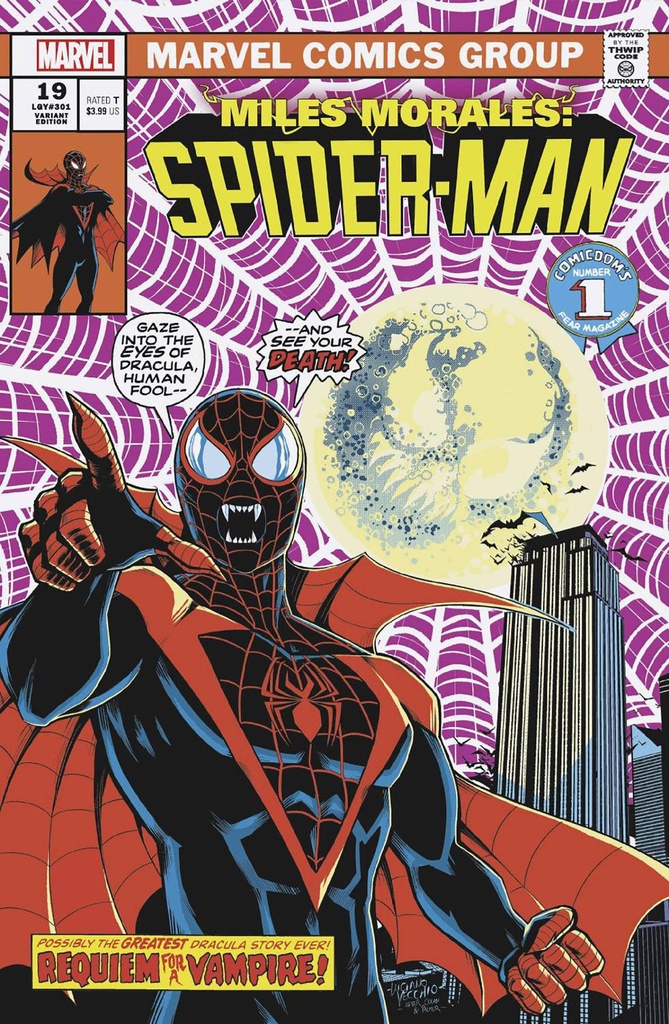 Miles Morales: Spider-Man #19 (Luciano Vecchio Vampire Variant)