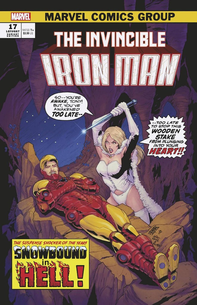 Invincible Iron Man #17 (Giuseppe Camuncoli Vampire Variant)