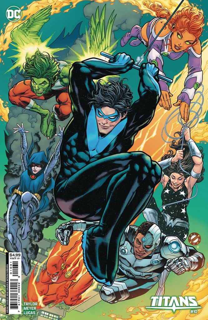 Titans #10 (Cover B Bradley Walker Card Stock Variant)