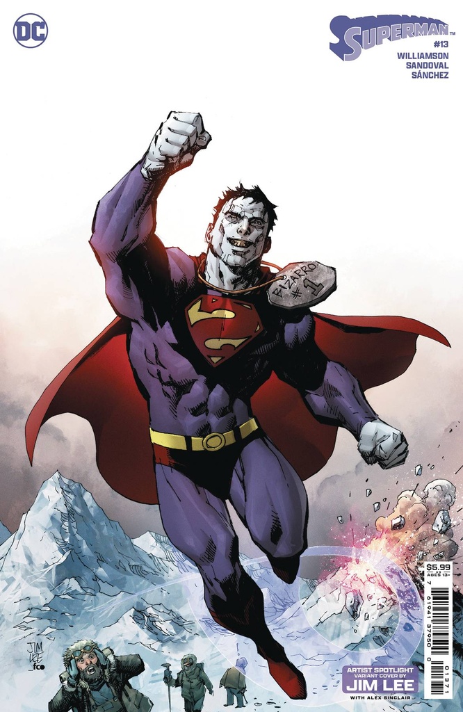 Superman #13 (Cover E Jim Lee Artist Spotlight Card Stock Variant)