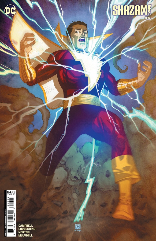 Shazam #10 (Cover B Bernard Chang Card Stock Variant)