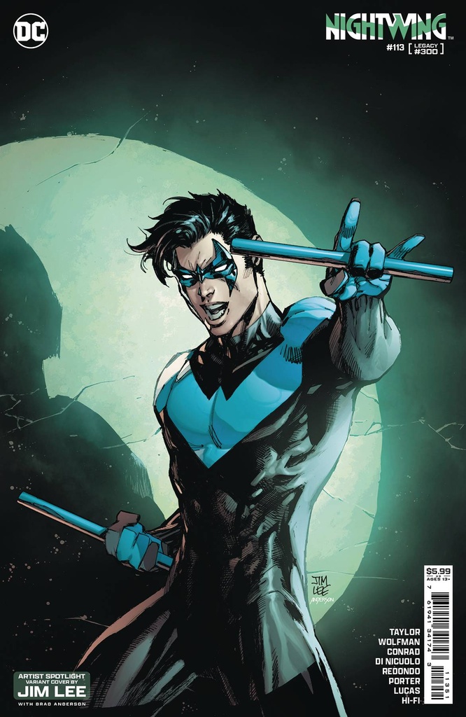 Nightwing #113 (Cover E Jim Lee Artist Spotlight Card Stock Variant #300)