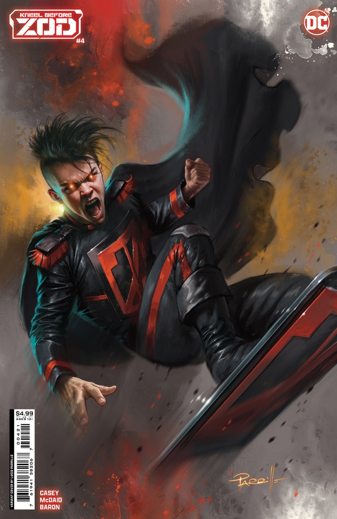 Kneel Before Zod #4 of 12 (Cover B Lucio Parrillo Card Stock Variant)