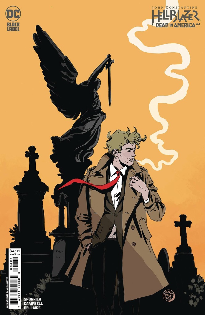 John Constantine, Hellblazer: Dead in America #4 of 8 (Cover B Maria Llovet)