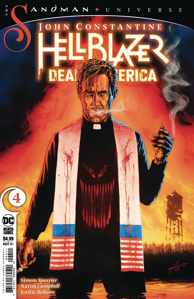 John Constantine, Hellblazer: Dead in America #4 of 8 (Cover A Aaron Campbell)