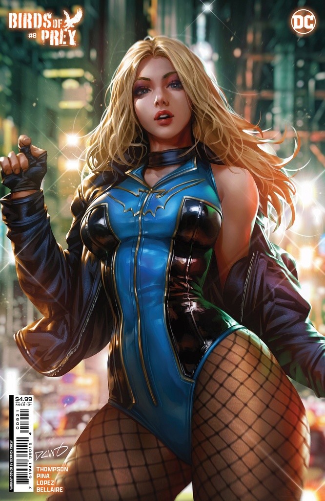 Birds Of Prey #8 (Cover B Derrick Chew Card Stock Variant)