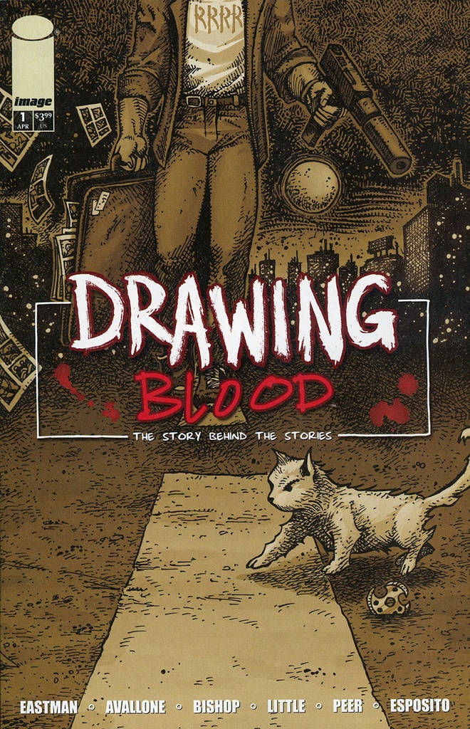 Drawing Blood #1 of 12 (Cover C Ben Bishop, Kevin Eastman & Robert Rodriguez)