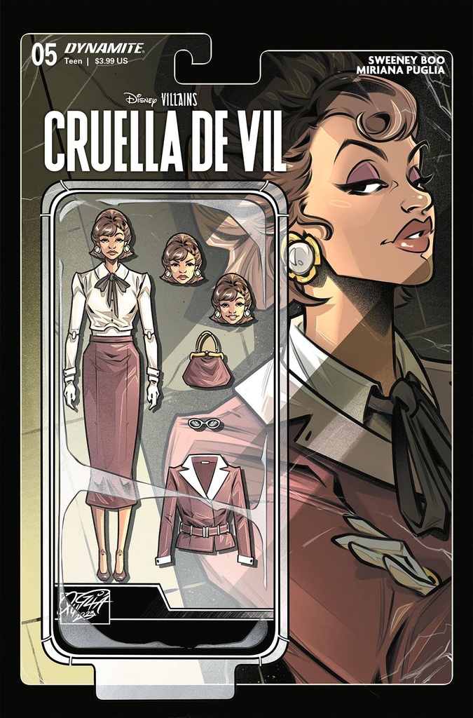 Disney Villains: Cruella de Vil #5 (Cover D Action Figure Variant)