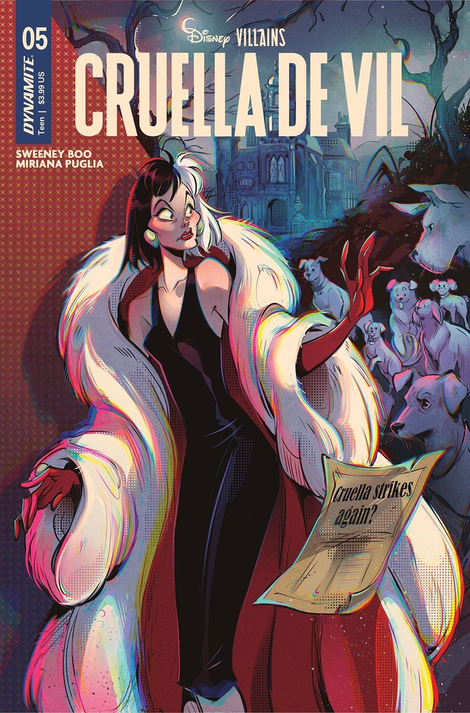 Disney Villains: Cruella de Vil #5 (Cover C Gretel Lusky)