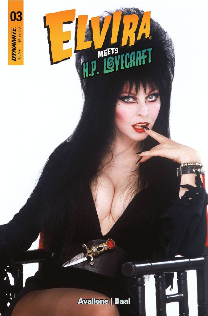Elvira Meets H.P. Lovecraft #3 (Cover D Elvira Photo Variant)