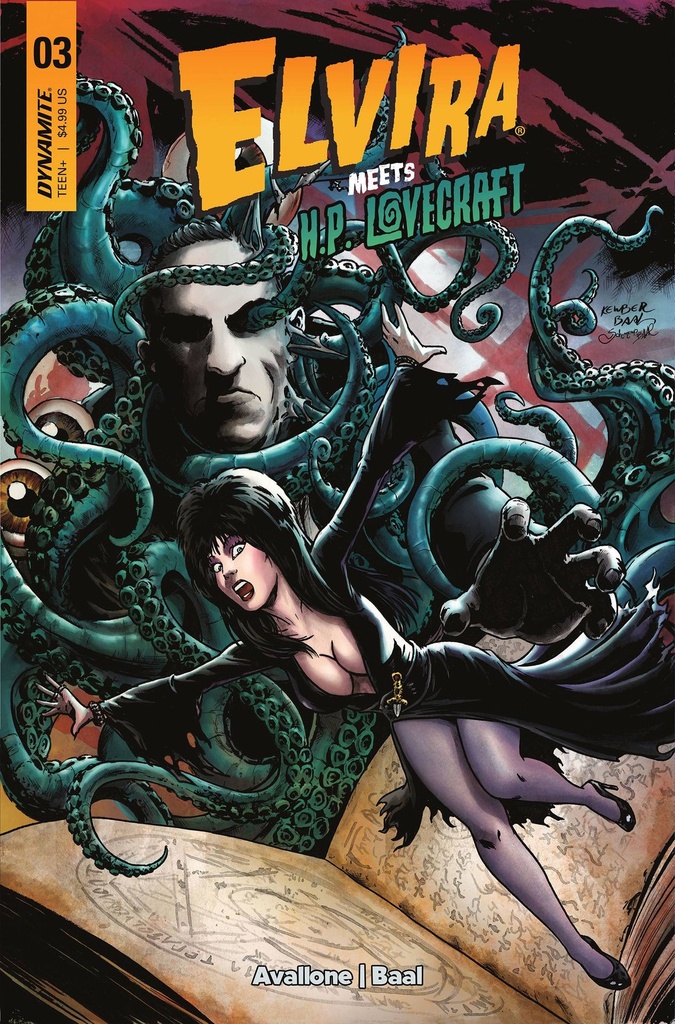 Elvira Meets H.P. Lovecraft #3 (Cover B Kewber Baal)