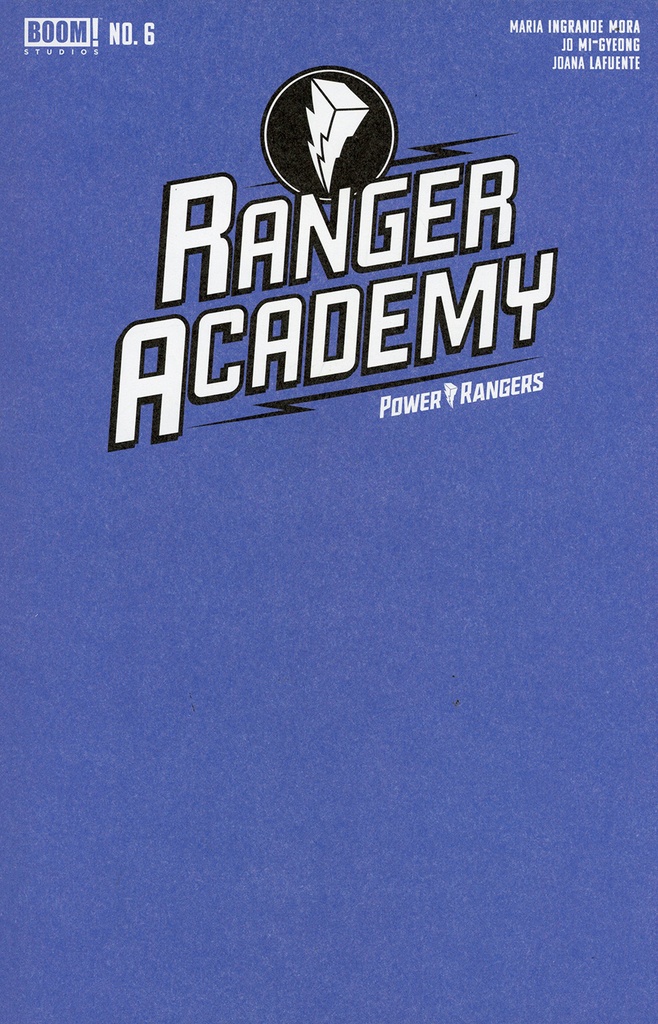 Ranger Academy #6 (Cover B Blue Blank Sketch Variant)