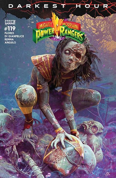 Mighty Morphin Power Rangers #119 (Cover B Bjorn Barends Dark Grid Variant)