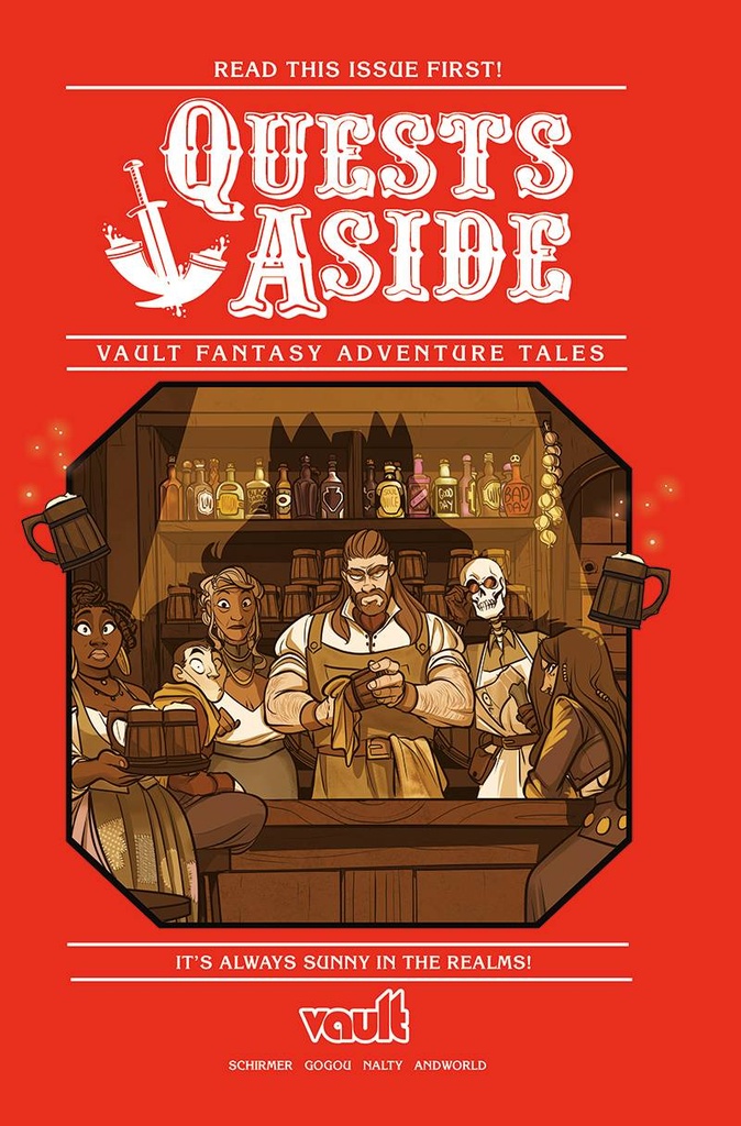 Quests Aside #1 (2nd Printing Tim Daniel Variant)