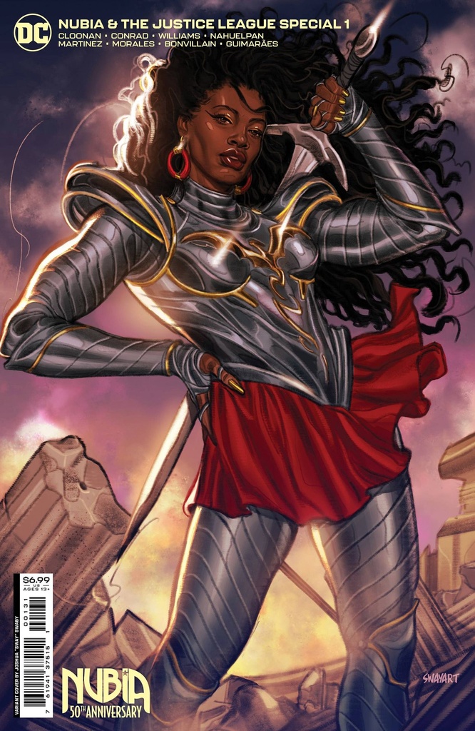 Nubia & The Justice League Special #1 (Cover C Joshua Sway Swaby Card Stock Variant)