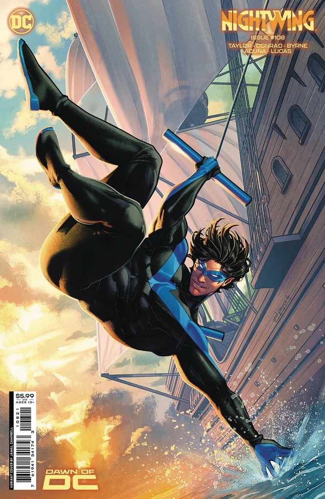 Nightwing #108 (Cover B Jamal Campbell Card Stock Variant)