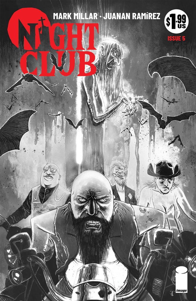 Night Club #5 of 6 (Cover B Ben Templesmith B&W Variant)