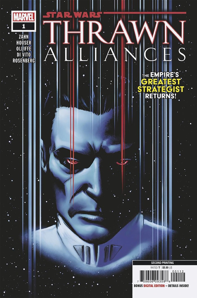 Star Wars: Thrawn - Alliances #1 (2nd Printing Lee Garbett Variant)