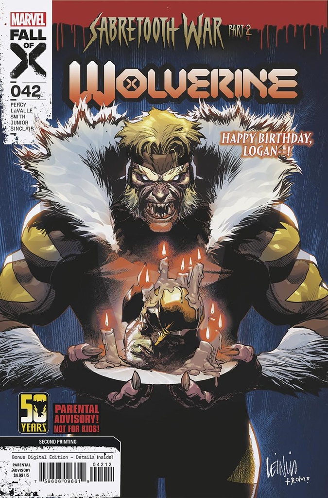 Wolverine #42 (2nd Printing Leinil Francis Yu Variant)