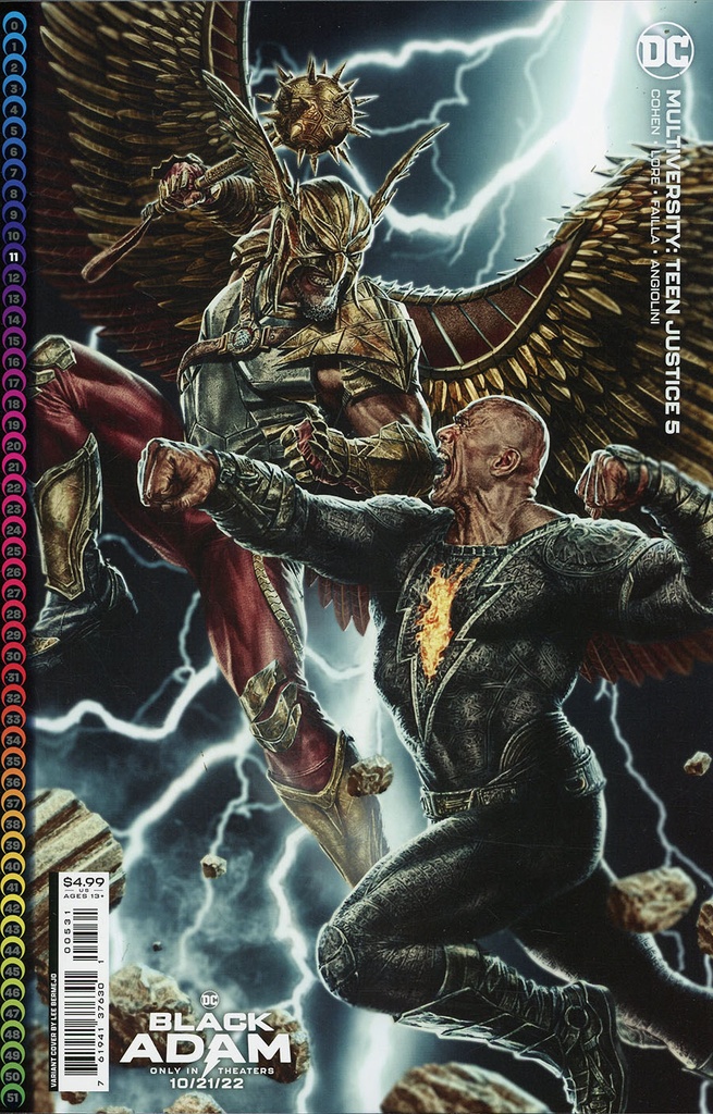 Multiversity: Teen Justice #5 of 6 (Cover C Lee Bermejo Black Adam Movie Card Stock Variant)