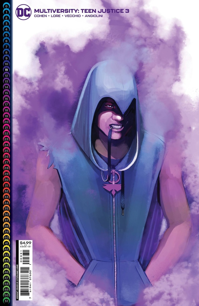 Multiversity: Teen Justice #3 of 6 (Cover C Stephanie Hans Raven Card Stock Variant)