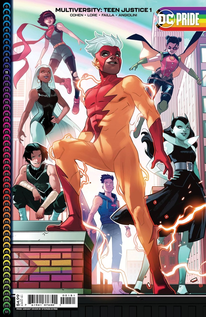 Multiversity: Teen Justice #1 of 6 (Cover C Stephen Byrne Pride Month Card Stock Variant)