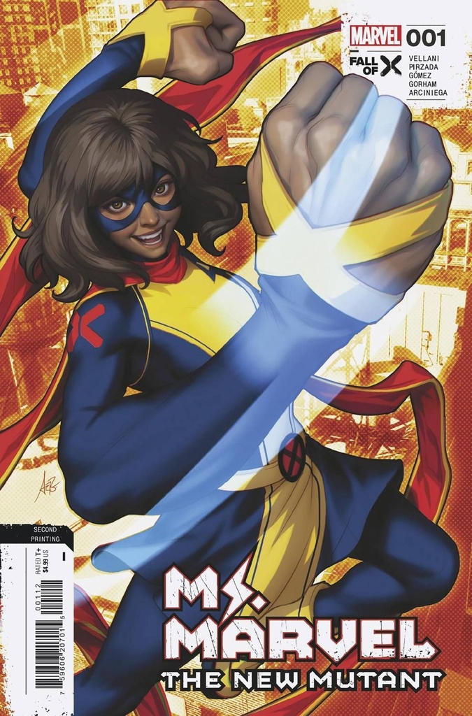 Ms. Marvel: The New Mutant #1 (2nd Printing Stanley Artgerm Lau Variant)