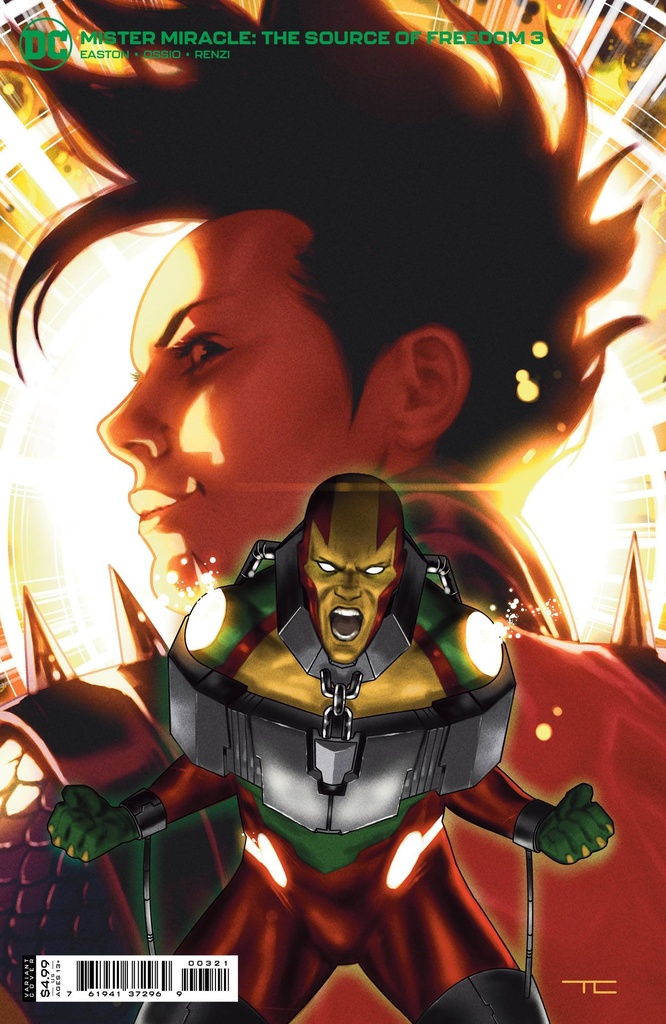 Mister Miracle: The Source of Freedom #3 (Cover B Taurin Clarke Card Stock Variant)