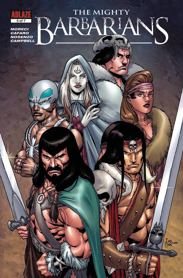 The Mighty Barbarians #5 (Cover D Fritz Casas New Avengers Parody Variant)