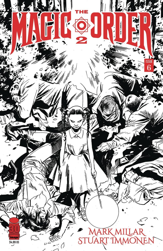 The Magic Order 2 #6 of 6 (Cover B Stuart Immonen B&W Variant)