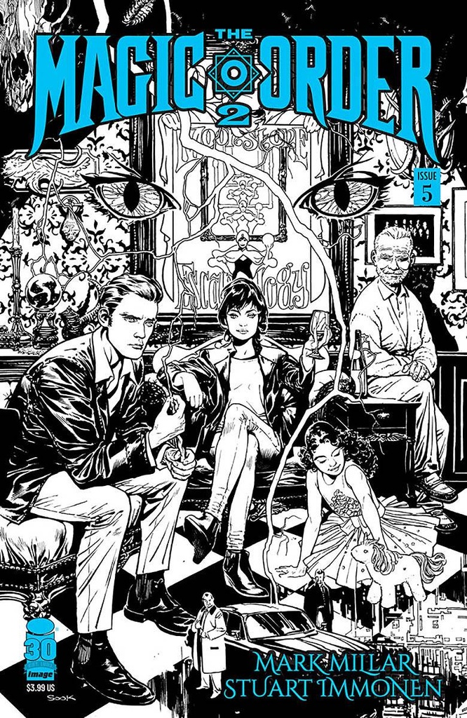 The Magic Order 2 #5 of 6 (Cover D Ryan Sook B&W Variant)