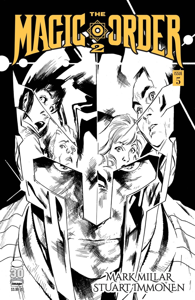 The Magic Order 2 #5 of 6 (Cover B Stuart Immonen B&W Variant)