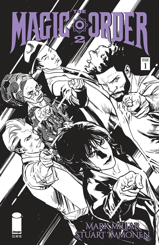 The Magic Order 2 #1 of 6 (Cover B Stuart Immonen B&W Variant)