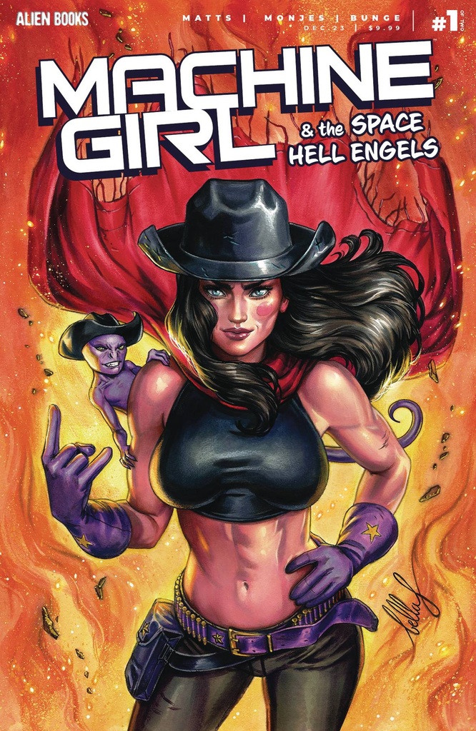 Machine Girl & the Space Hell Engels #1 (Cover B Bella Rachlin)