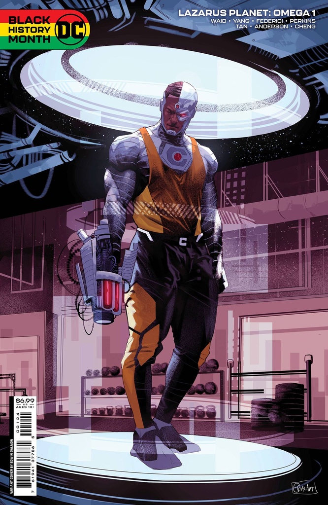 Lazarus Planet: Omega #1 (Cover G Edwin Galmon Black History Month Card Stock Variant)