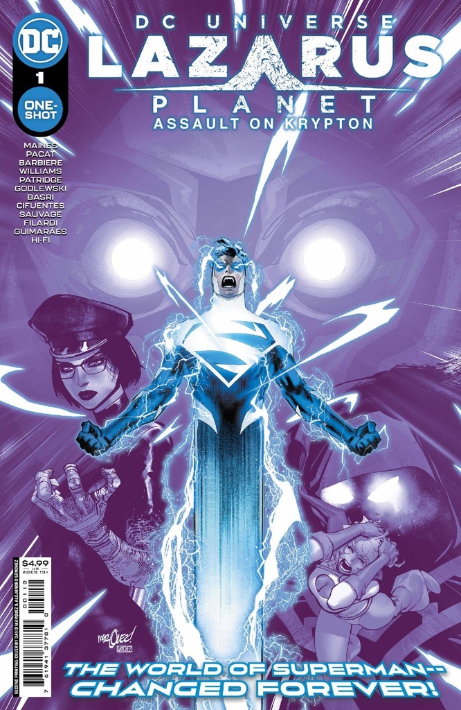 Lazarus Planet: Assault on Krypton #1 (2nd Printing Variant)