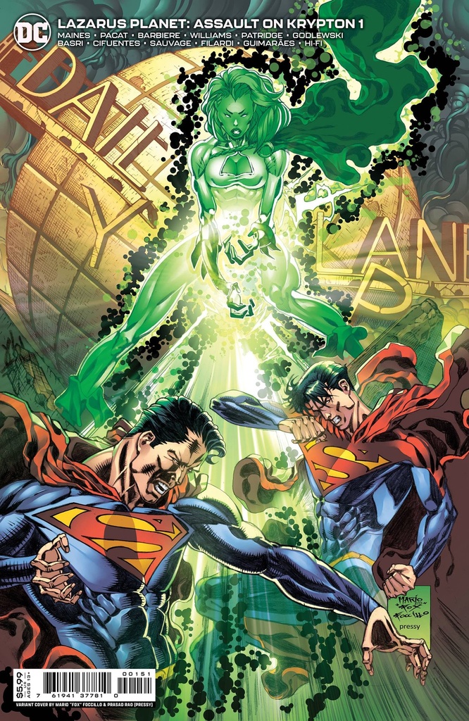 Lazarus Planet: Assault on Krypton #1 (Cover D Foccillo & Pressy Card Stock Variant)