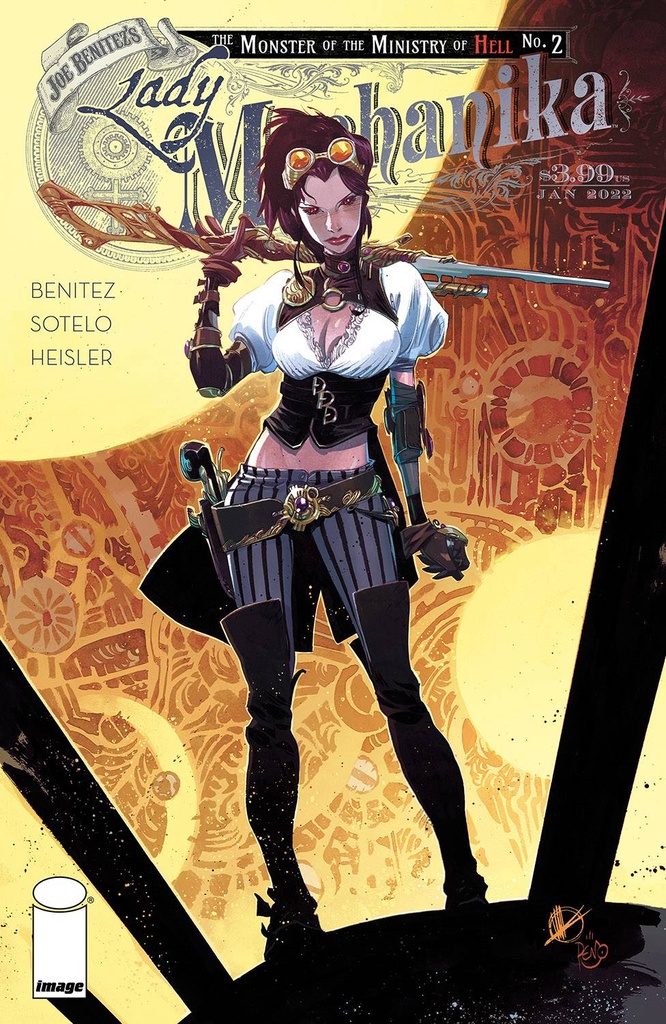 Lady Mechanika: The Monster of the Ministry of Hell #2 of 4 (Cover B Matteo Scalera & Moreno Dinisio)